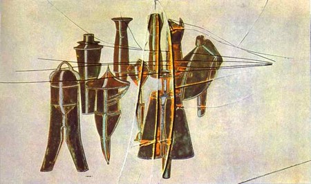 Marcel Duchamp - Neufs moules maliques (1913) Philadelphie, Musée des Beaux-Arts