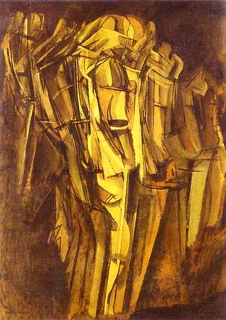 Marcel Duchamp - Jeune homme triste dans un train (1911) Musée de Philadelphie