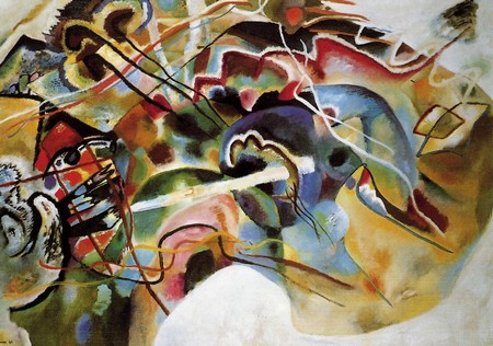 Vassily Kandinsky - Peinture aux bords blancs (1913) 140,3 x 200,3 cm Guggenheim Museum New York
